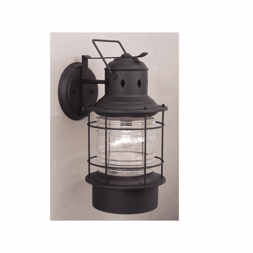 Vaxcel Hyannis 8" Outdoor Wall Light - Textured Black - OW37081TB