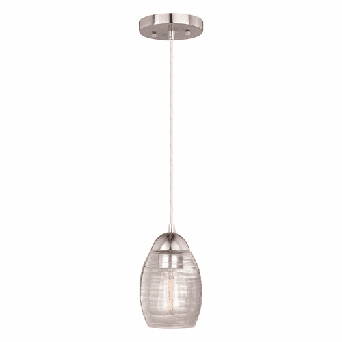 Vaxcel Isley Mini Pendant - Satin Nickel - P0271