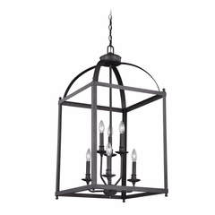 Vaxcel Juliet 6-LT Pendant - Architectural Bronze - P0220
