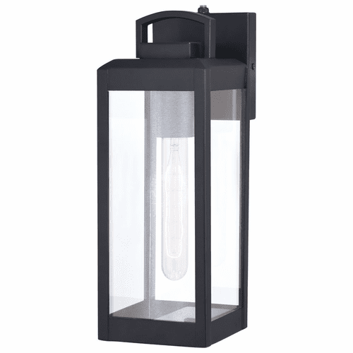 Vaxcel Kinzie 1-LT Outdoor Wall Lantern - Textured Black - T0566