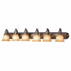 Vaxcel Lasalle 6-LT Vanity Light - Parisian Bronze - LS-VLD106PZ