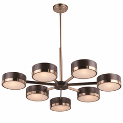 Vaxcel Madison 7-LT Chandelier - Architectural Bronze - H0219
