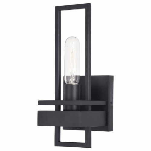 Vaxcel Marquis 1-LT Wall Sconce - Matte Black - W0345
