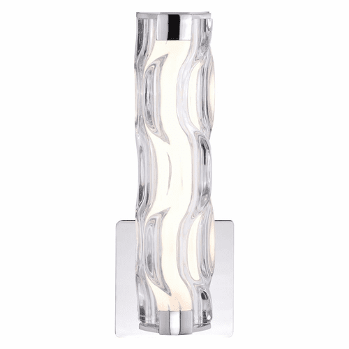 Vaxcel Marseille 1-LT LED Chrome Bathroom Vanity - W0357