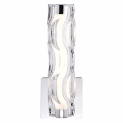 Vaxcel Marseille 1-LT LED Chrome Bathroom Vanity - W0357