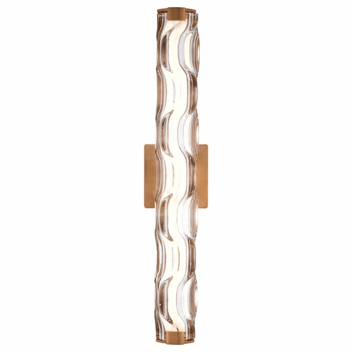 Vaxcel Marseille 24 in. LED Natural Brass Bath Bar Bathroom Vanity Light - W0360