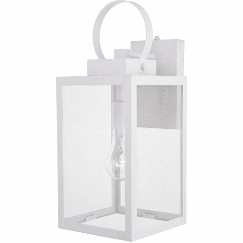 Vaxcel Medinah 1-LT Outdoor Wall Lantern - Textured White - T0554