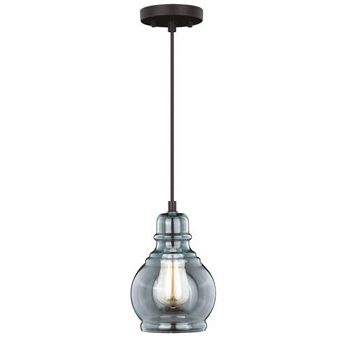 Vaxcel Mille 8"H Mini Pendant - Oil Rubbed Bronze - P0246