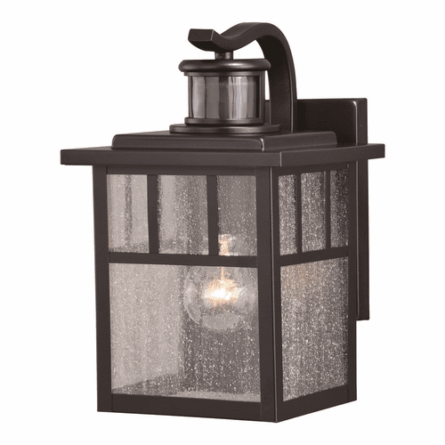 Vaxcel Mission Dualux 7" Outdoor Motion Sensor Wall Light - Bronze - T0437