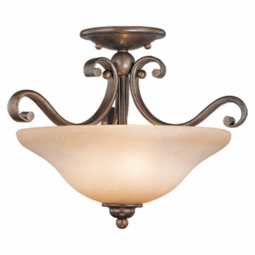 Vaxcel Monrovia 17" Semi-Flush Mount (Dual Mount) - Royal Bronze - CF35417RBZ/B