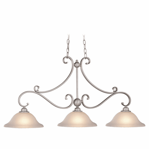 Vaxcel Monrovia 3-LT Island Light - Brushed Nickel - PD35413BN