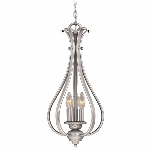 Vaxcel Monrovia 3-LT Pendant - Brushed Nickel - PD35459BN