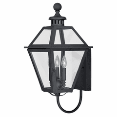 Vaxcel Nottingham 12" Outdoor Wall Light - Textured Black - T0080