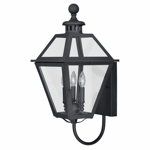 Vaxcel Nottingham 12" Outdoor Wall Light - Textured Black - T0080