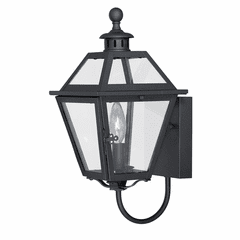 Vaxcel Nottingham 7" Outdoor Wall Light - Textured Black - T0078