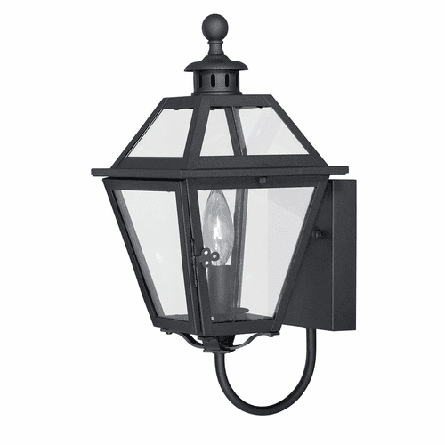 Vaxcel Nottingham 7" Outdoor Wall Light - Textured Black - T0078