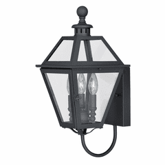 Vaxcel Nottingham 9" Outdoor Wall Light - Textured Black - T0079