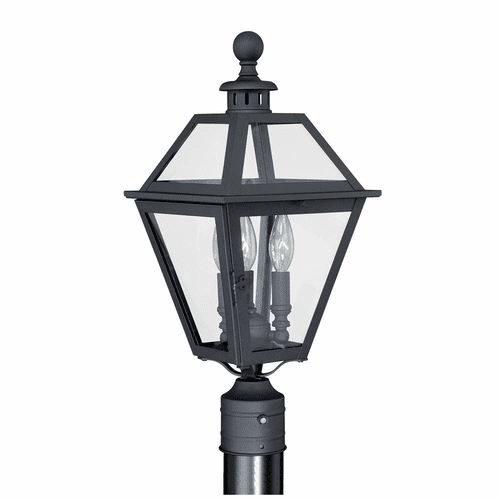 Vaxcel Nottingham 9" Post Light - Textured Black - T0082