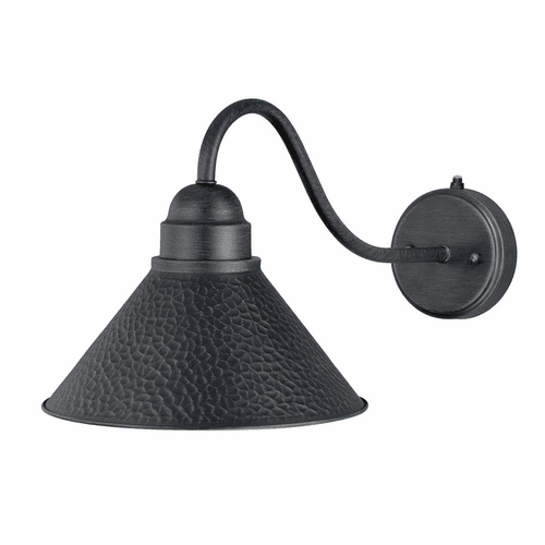 Vaxcel Outland 10" Long Arm Outdoor Wall Light - Outer Aged Iron - T0198