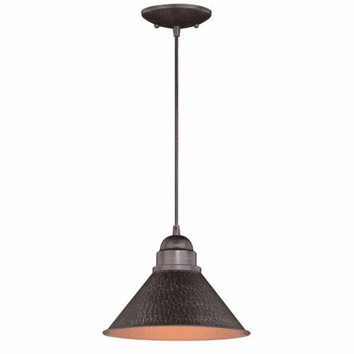 Vaxcel Outland 10" Outdoor Pendant - Outer Aged Iron - T0349