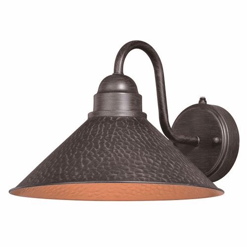 Vaxcel Outland 12" Outdoor Wall Light - Outer Aged Iron - T0350