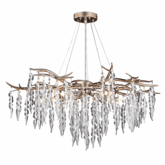Vaxcel Rainier 5-LT Chandelier - Silver Mist - H0230 Vaxcel Rainier 5-LT Chandelier - Silver Mist - H0230
