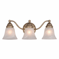Vaxcel Standford 3-LT Vanity Light - Antique Brass - VL35123A