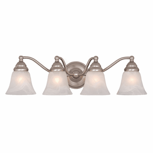 Vaxcel Standford 4-LT Vanity Light - Brushed Nickel - VL35124BN