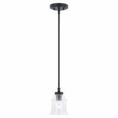 Vaxcel Toledo Farmhouse Mini Pendant - Matte Black - P0306 Vaxcel Toledo Farmhouse Mini Pendant - Matte Black - P0306