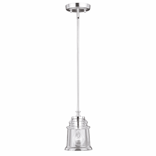 Vaxcel Toledo Mini Pendant - Satin Nickel - P0210