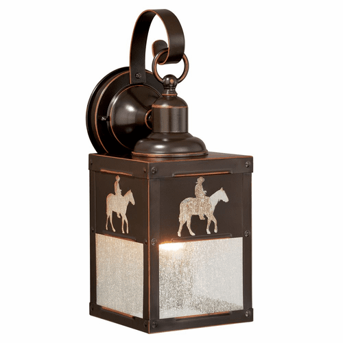 Vaxcel Trail 5" Outdoor Wall Light - Burnished Bronze - T0110