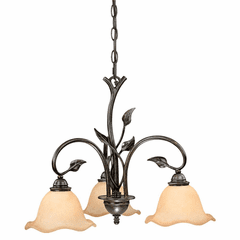 Vaxcel Vine 3-LT Chandelier - Oil Shale - CH38803OL