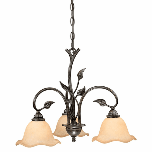 Vaxcel Vine 3-LT Chandelier - Oil Shale - CH38803OL