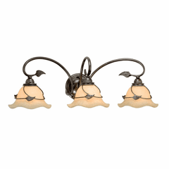 Vaxcel Vine 3-LT Vanity Light - Oil Shale - VL38843OL Vaxcel Vine 3-LT Vanity Light - Oil Shale - VL38843OL