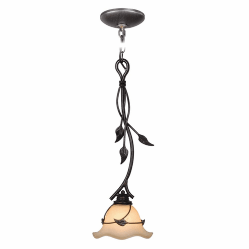 Vaxcel Vine 7-1/2" Mini Pendant - Oil Shale - PD38807OL
