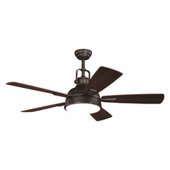 Vaxcel Walton LED 52" Ceiling Fan - Gold Stone - F0060