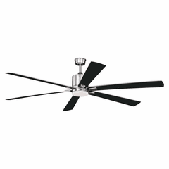 Vaxcel Wheelock 60" Indoor Ceiling Fan - Satin Nickel - F0078