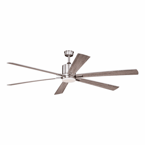 Vaxcel Wheelock 72" Indoor Ceiling Fan - Satin Nickel - F0079