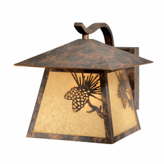 Vaxcel Whitebark 9" Outdoor Wall Light - Olde World Patina - OW50593OA