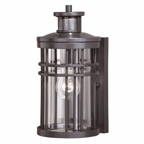 Vaxcel Wrightwood Dualux 6" Outdoor Wall Light - Vintage Black - T0366