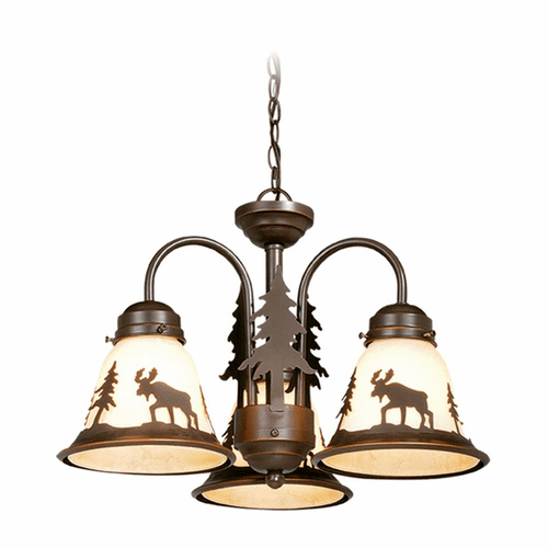 Vaxcel Yellowstone 3-LT Light Kit (Dual Mount) - Burnished Bronze - LK55616BBZ-C