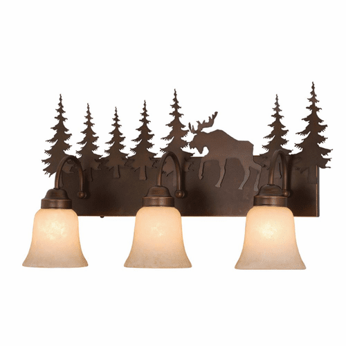 Vaxcel Yellowstone 3-LT Vanity Light - Burnished Bronze - VL55603BBZ