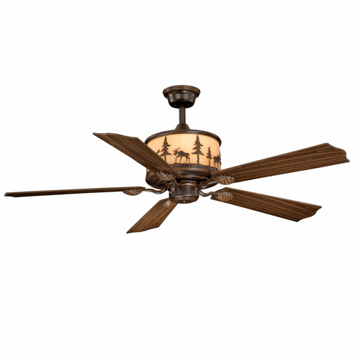 Vaxcel Yellowstone 56" Ceiling Fan - Burnished Bronze - FN56305BBZ