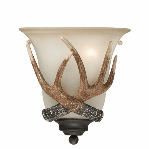 Vaxcel Yoho 1-LT Wall Sconce - Black Walnut - W0148
