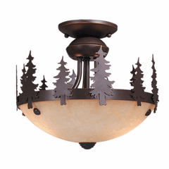 Vaxcel Yosemite 12" Light Kit (Dual Mount) - Burnished Bronze - LK55512BBZ-C Vaxcel Yosemite 12" Light Kit (Dual Mount) - Burnished Bronze - LK55512BBZ-C