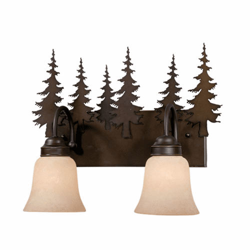 Vaxcel Yosemite 2-LT Vanity Light - Burnished Bronze - VL55502BBZ