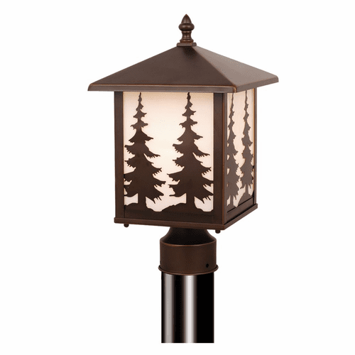 Vaxcel Yosemite 8" Post Light - Burnished Bronze - OP33485BBZ