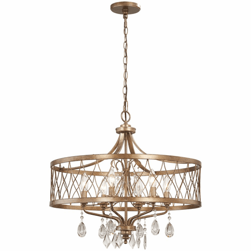 West Liberty 6-LT Chandelier - Olympus Gold - 4406-581