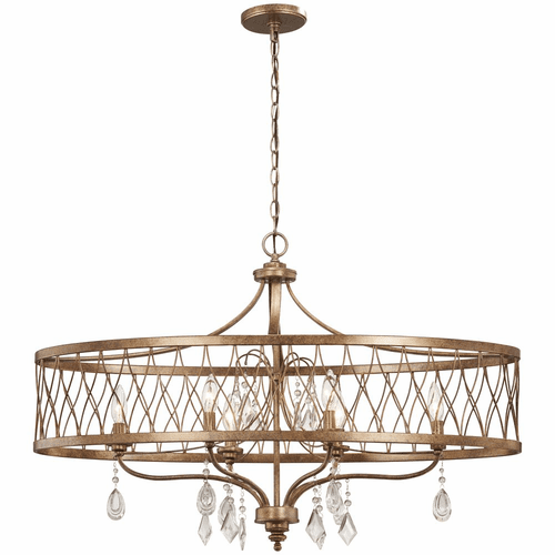 West Liberty 6-LT Island Light - Olympus Gold - 4407-581