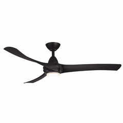 Wind River Droid LED Ceiling Fan - Matte Black - WR1462MB